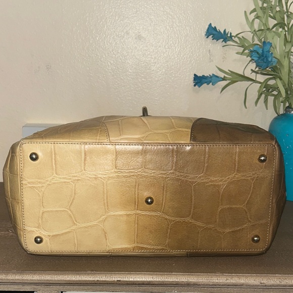 Dooney & Bourke Belvedere Croc Emboss Logo HoboHobo - Picture 6 of 16